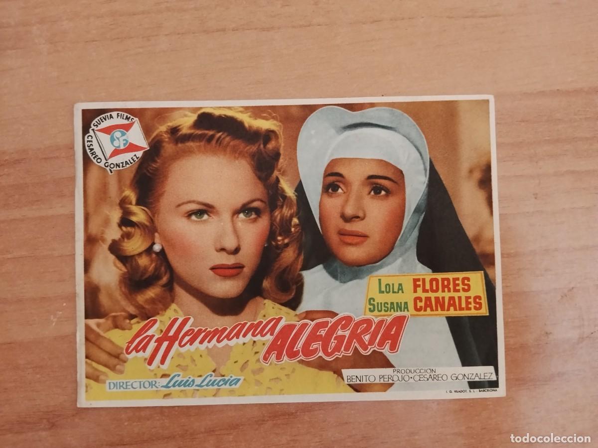 Cine: ROSA-PROGRAMA DE LA PELICULA --LA HERMANA ALEGRIA ct
