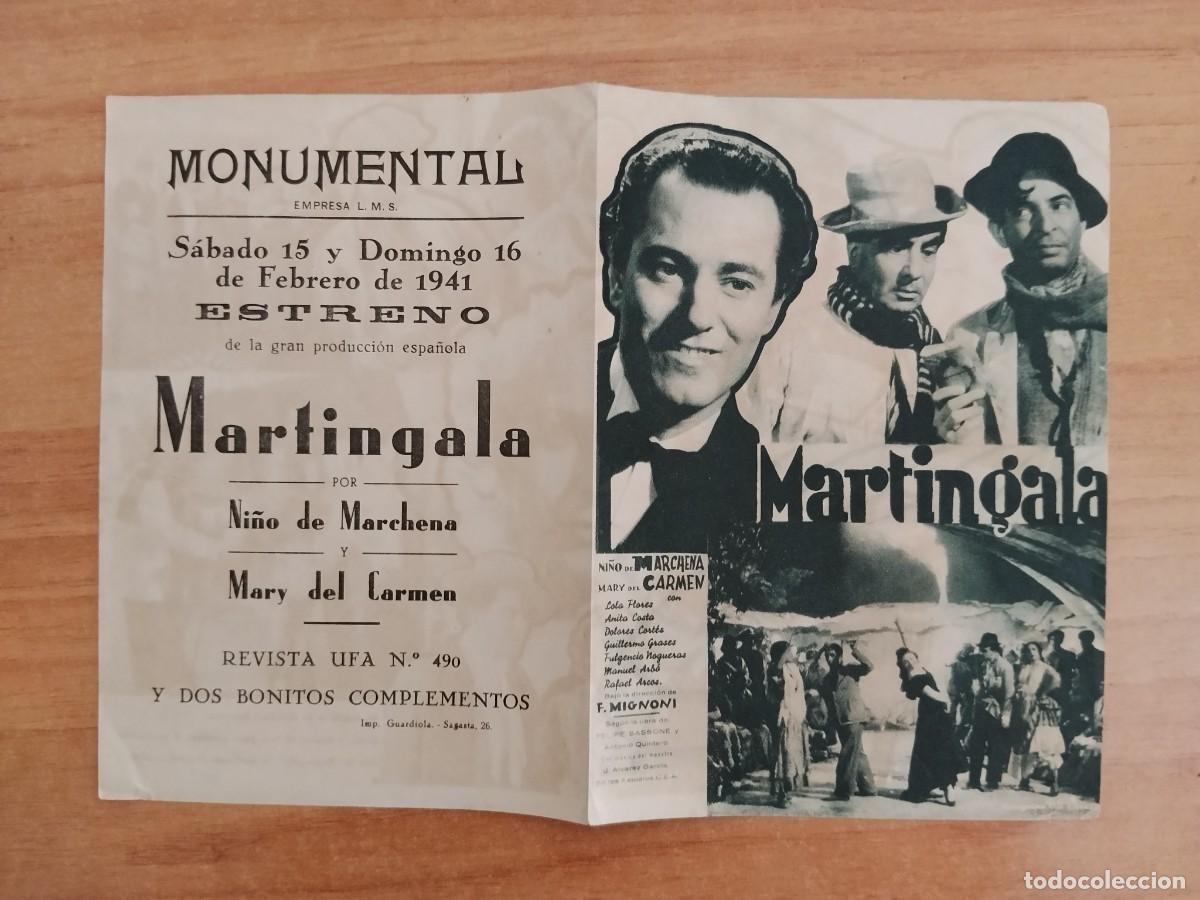 Cine: ROSA-PROGRAMA DE LA PELICULA --MARTINGALA ct
