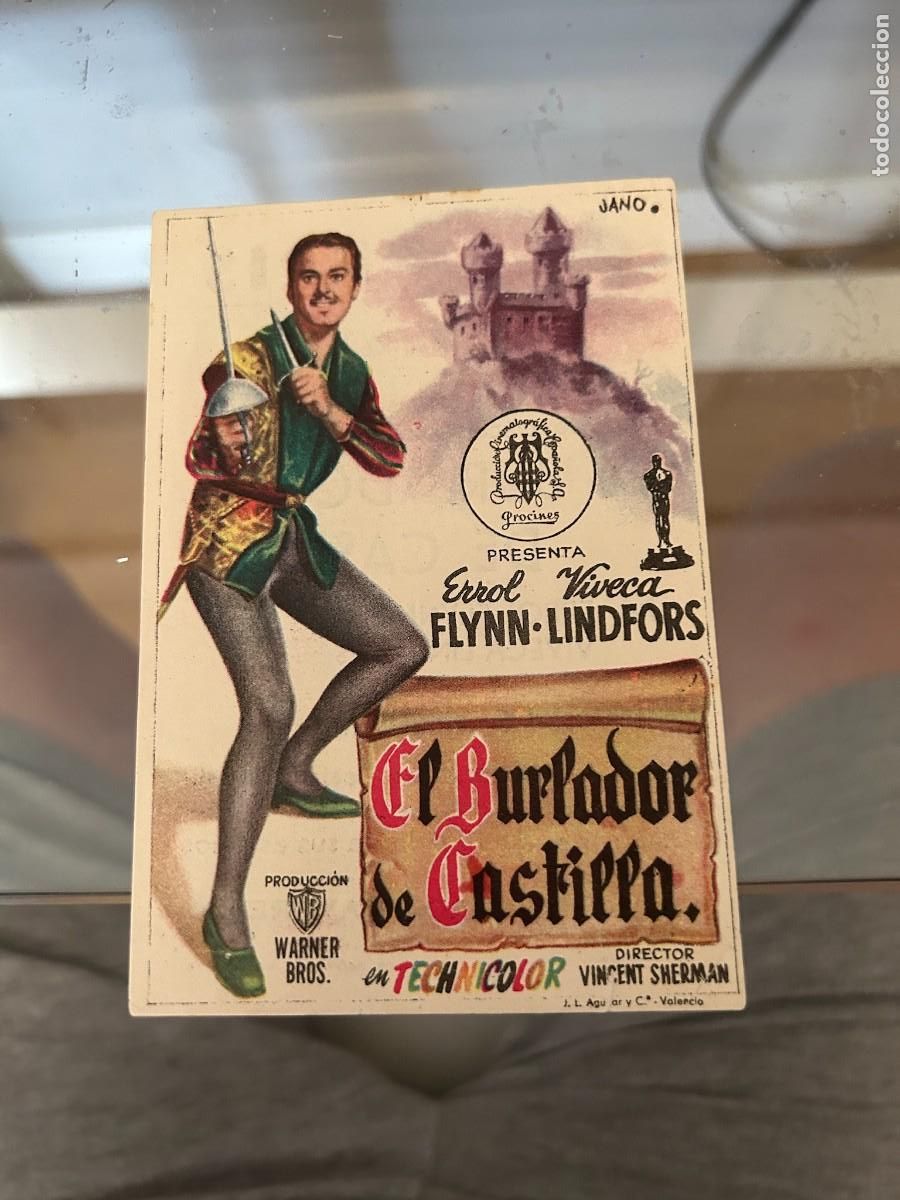 Cine: 1292 EL BURLADOR DE CASTILLA CINE PARIS TANGER CON PUBLICIDAD BUEN ESTADO