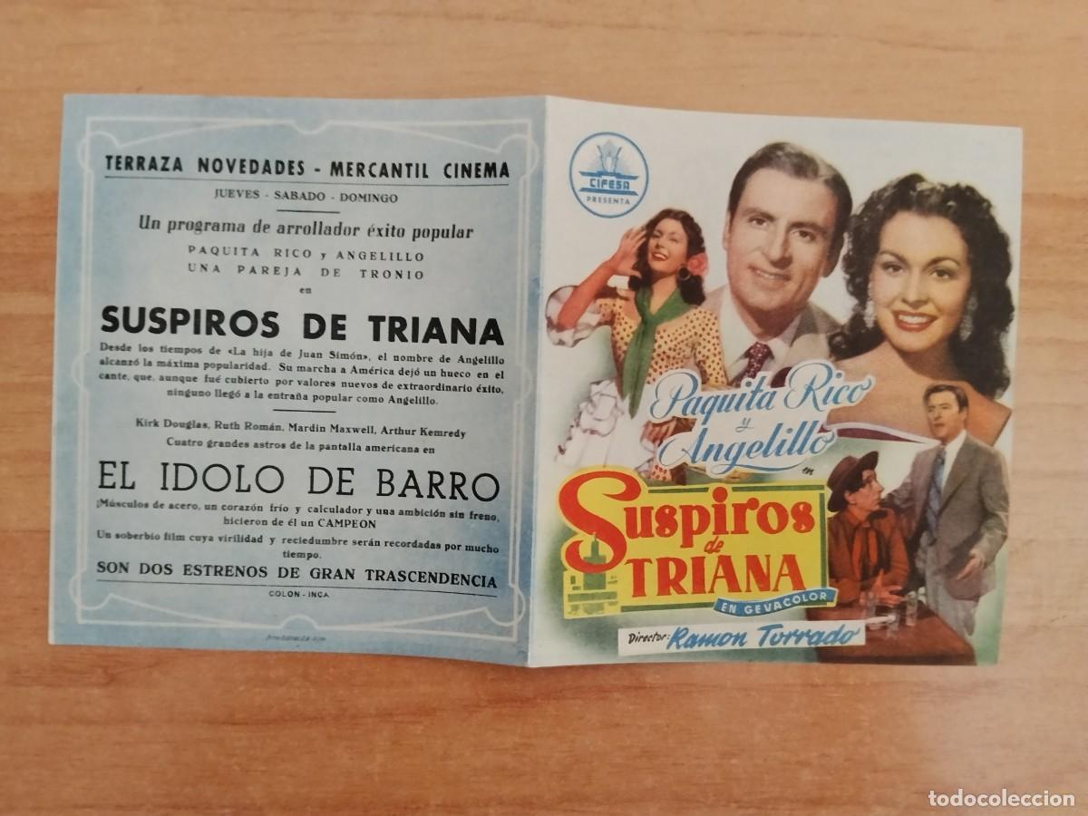 Cine: ROSA-PROGRAMA DE LA PELICULA --SUSPIROS DE TRIANA ct
