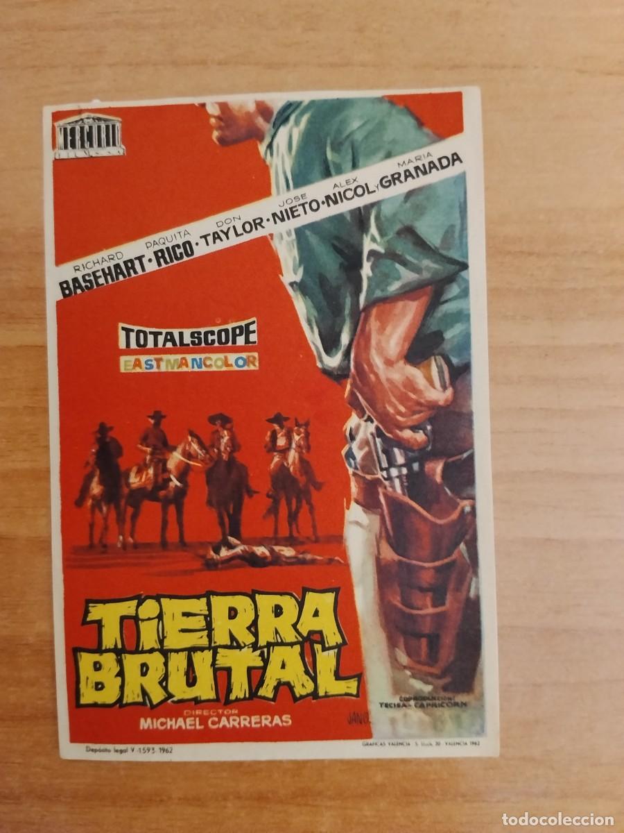 Cine: ROSA-PROGRAMA DE LA PELICULA --TIERRA BRUTAL