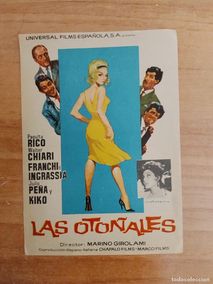 Cine: ROSA-PROGRAMA DE LA PELICULA --LAS OTO&Ntilde;ALES