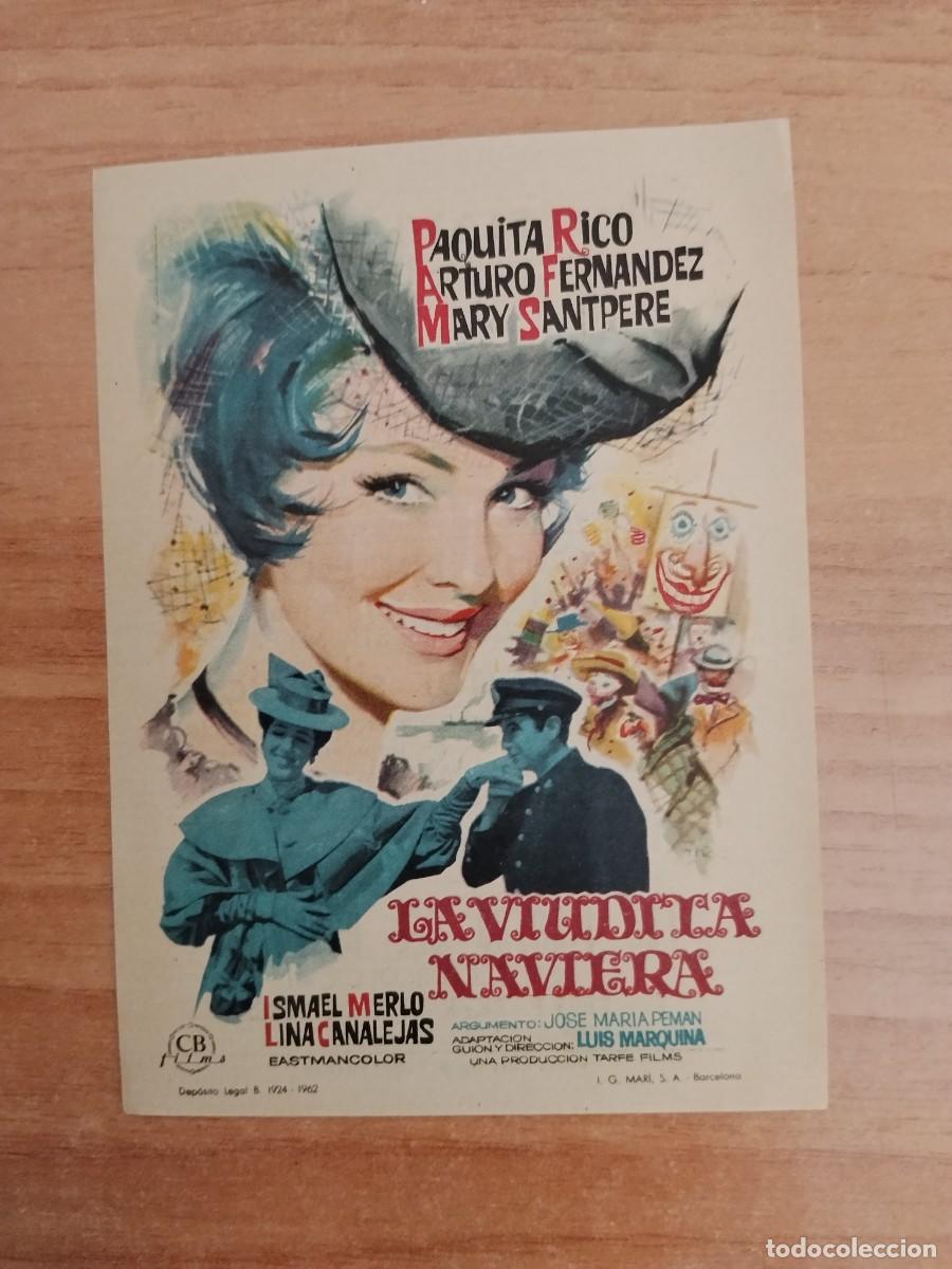 Cine: ROSA-PROGRAMA DE LA PELICULA --LA VIUDITA NAVIERA CT
