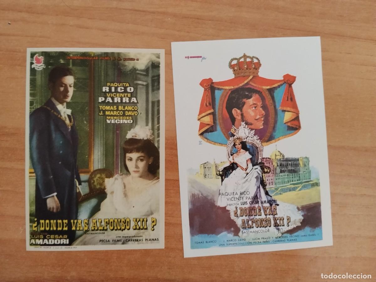 Cine: ROSA-PROGRAMA DE LA PELICULA --DONDE VAS ALFONSO XII ct