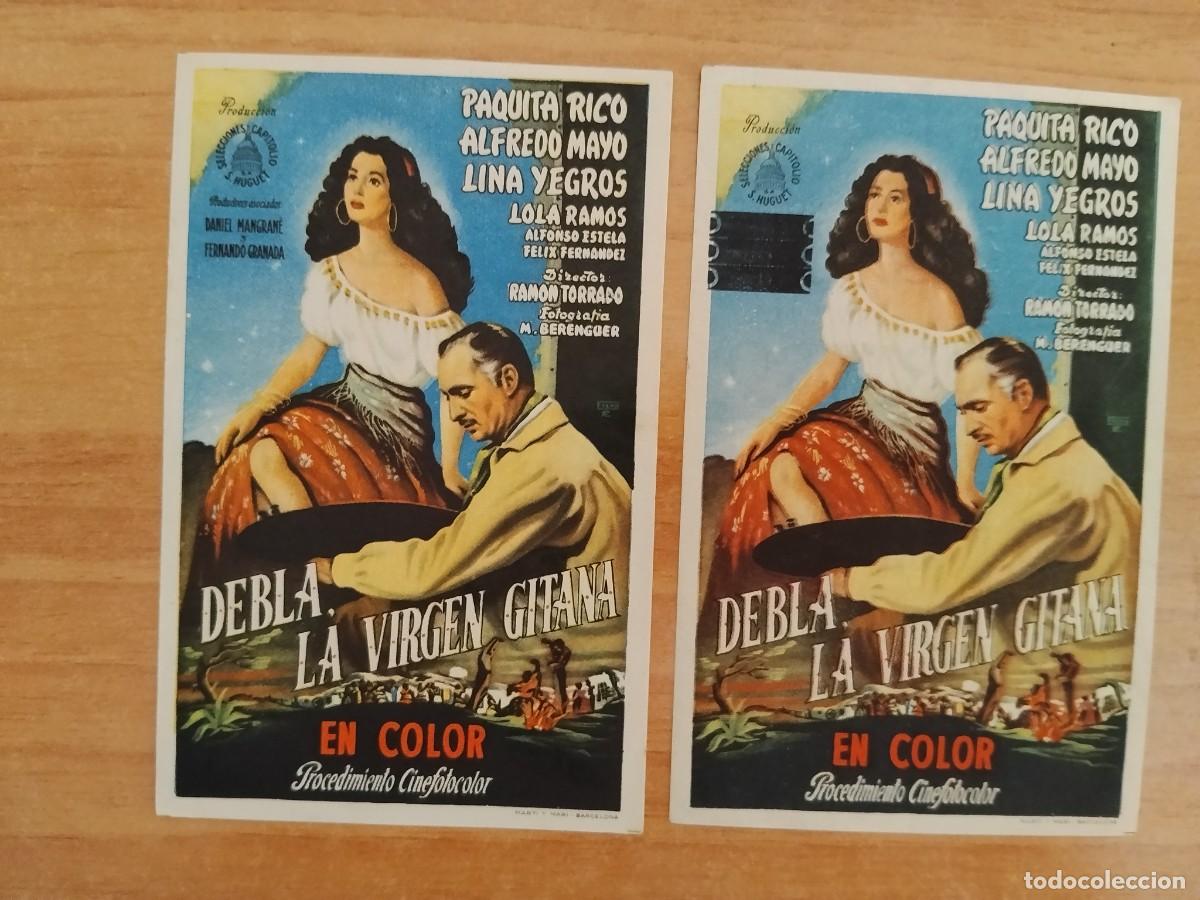 Cine: ROSA-PROGRAMA DE LA PELICULA --DEBLA LA VIRGEN GITANA