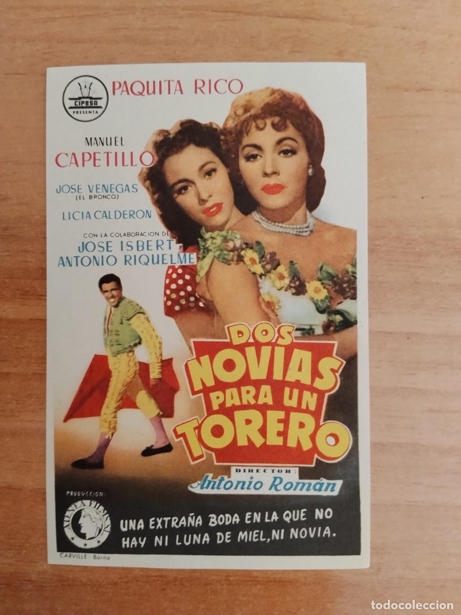 Cine: ROSA-PROGRAMA DE LA PELICULA --DOS NOVIAS PARA UN TORERO