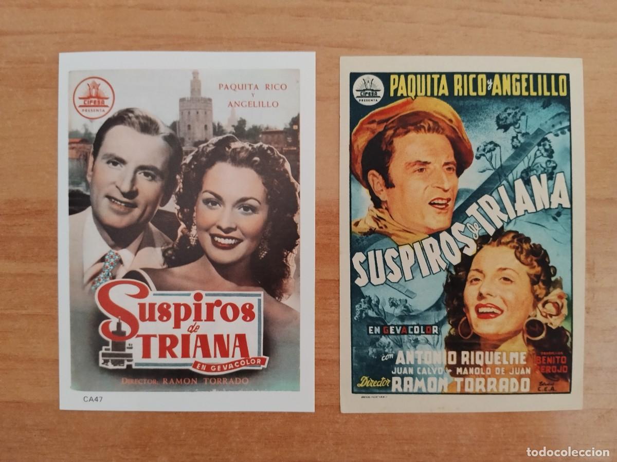 Cine: ROSA-PROGRAMA DE LA PELICULA --SUSPIROS DE TRIANA