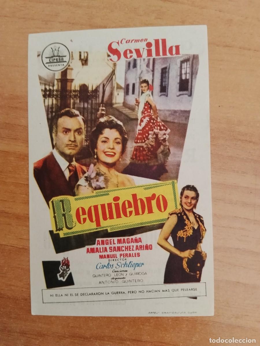 Cine: ROSA-PROGRAMA DE LA PELICULA --REQUIEBRO ct