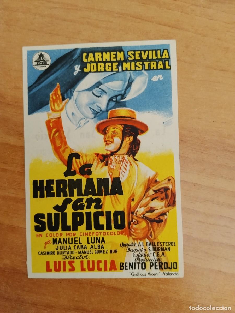 Cine: ROSA-PROGRAMA DE LA PELICULA --LA HERMANA SAN SUPLICIO ct