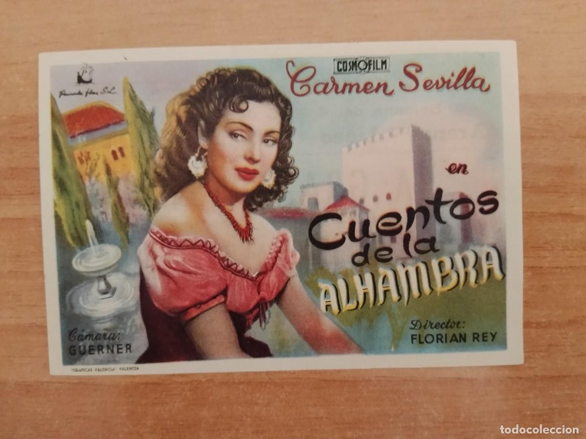 Cine: ROSA-PROGRAMA DE LA PELICULA --CUENTOS DE LA ALHAMBRA ct