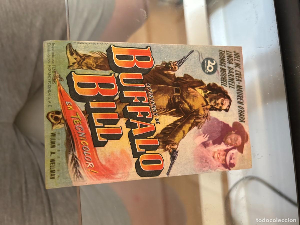 Cine: 1285 aventuras de buffalo bill CINE DORADO ZARAGOZA CON PUBLICIDAD BUEN ESTADO