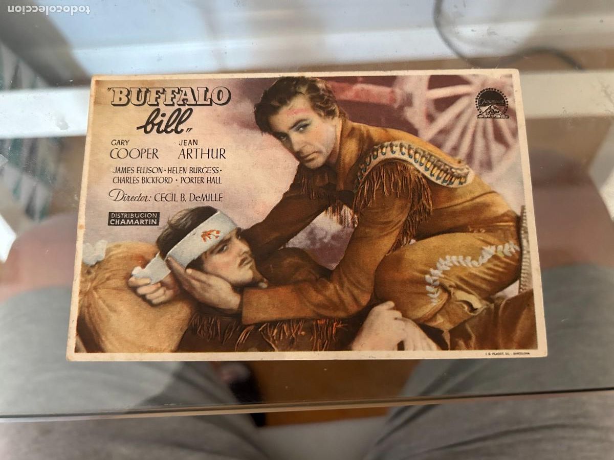 Cine: 1284 BUFFALO BILL MONUMENTAL CINEMA MELILLA CON PUBLICIDAD BUEN ESTADO
