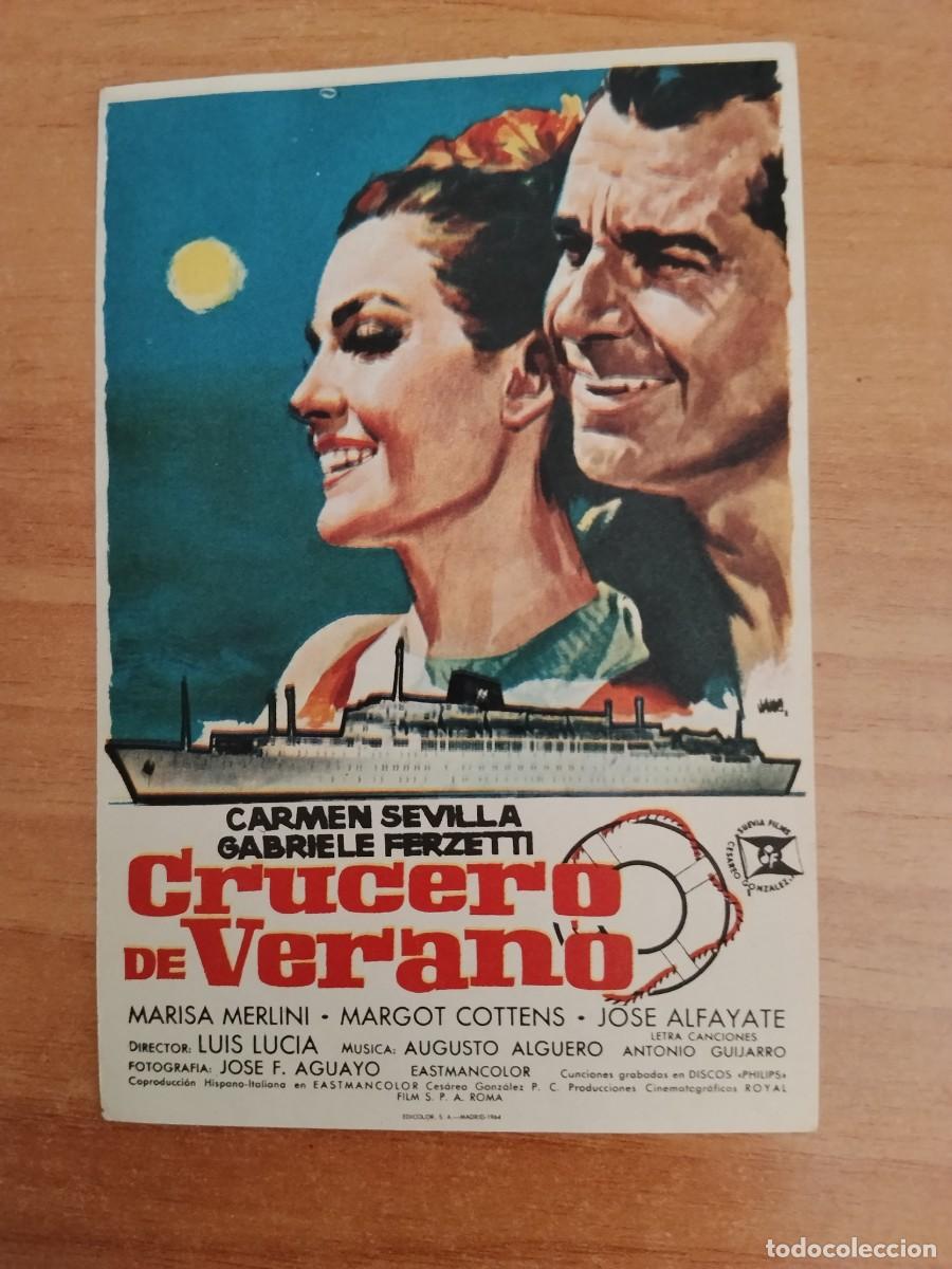 Cine: ROSA-PROGRAMA DE LA PELICULA --CRUCERO DE VERANO
