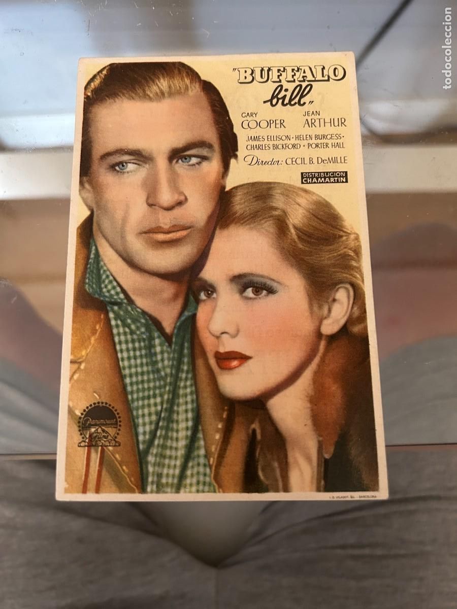 Cine: 1283 BUFFALO BILL SALON CONDAL BARCELONA CON PUBLICIDAD BUEN ESTADO