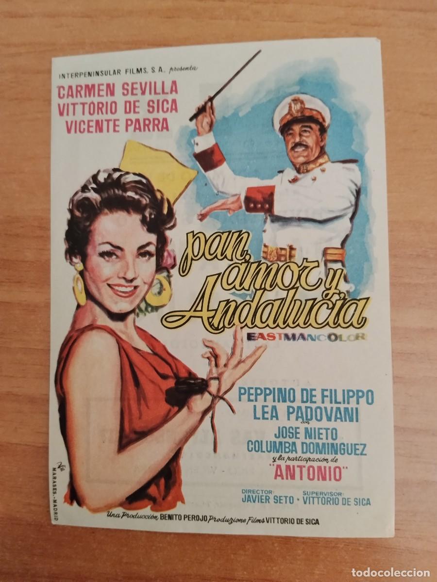 Cine: ROSA-PROGRAMA DE LA PELICULA --PAN AMOR Y ANDALUCIA ct
