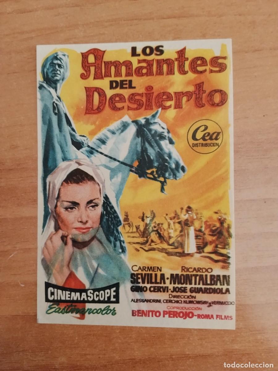 Cine: ROSA-PROGRAMA DE LA PELICULA --LOS AMANTES DEL DESIERTO