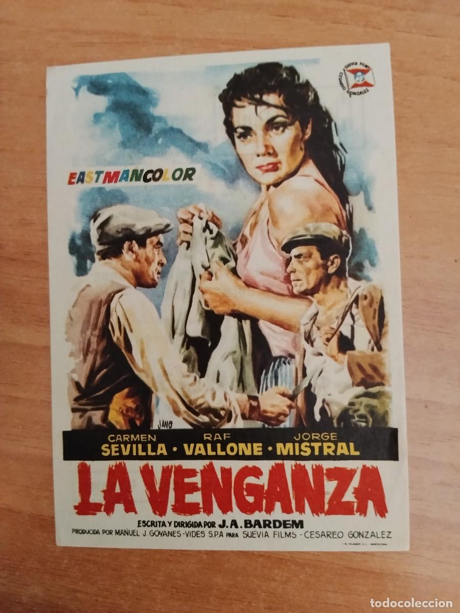 Cine: ROSA-PROGRAMA DE LA PELICULA --LA VENGANZA ct