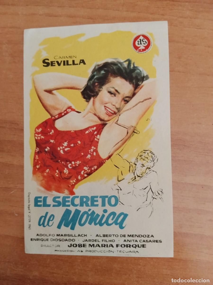 Cine: ROSA-PROGRAMA DE LA PELICULA --EL SECRETO DE MONICA
