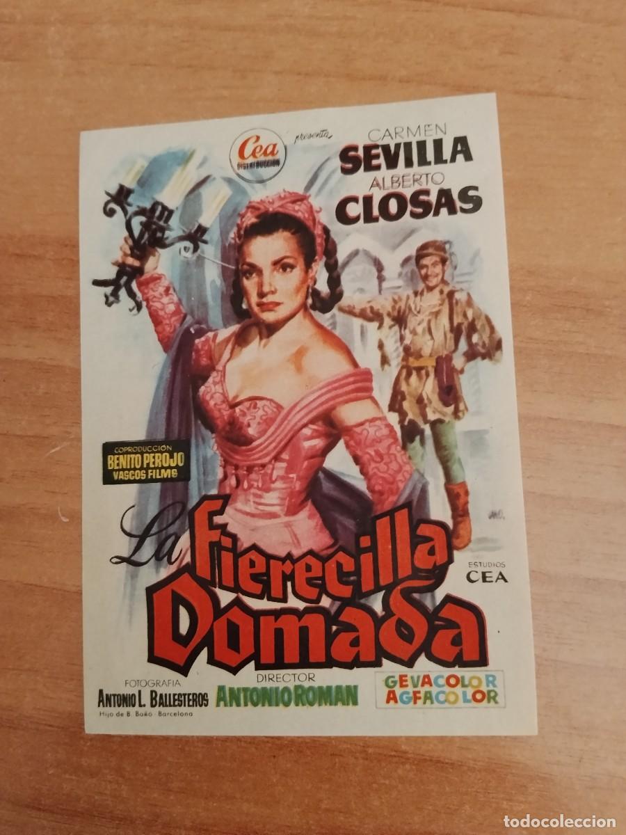 Cine: ROSA-PROGRAMA DE LA PELICULA --LA FIERECILLA DOMADA
