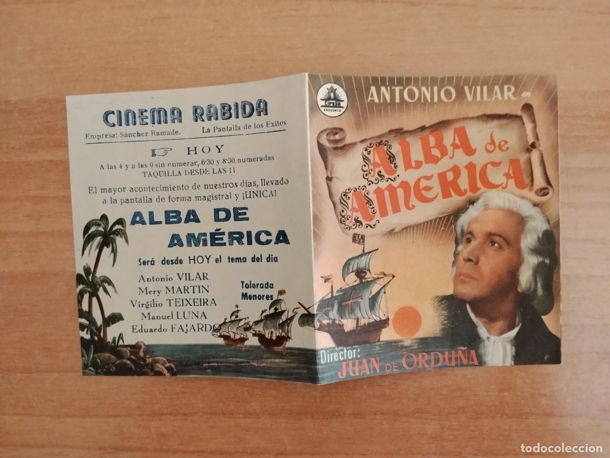 Cine: ROSA-PROGRAMA DE LA PELICULA --ALBA DE AMERICA