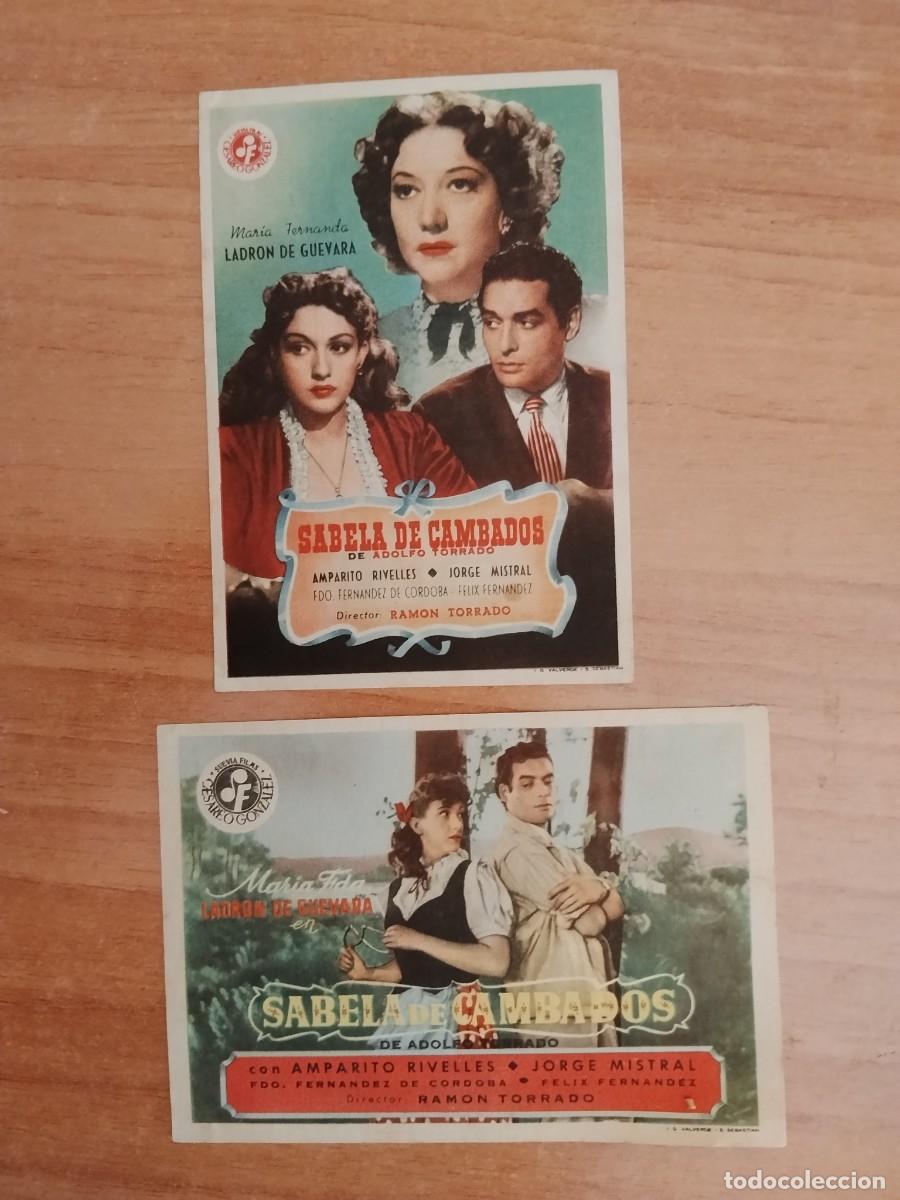 Cine: ROSA-PROGRAMA DE LA PELICULA --SABELA DE CAMBADOS