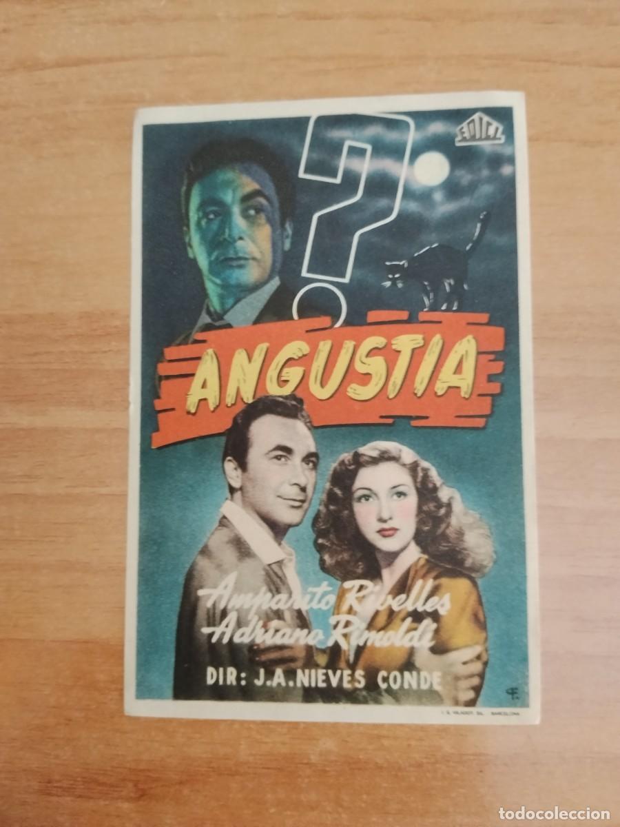 Cine: ROSA-PROGRAMA DE LA PELICULA --ANGUSTIA ct