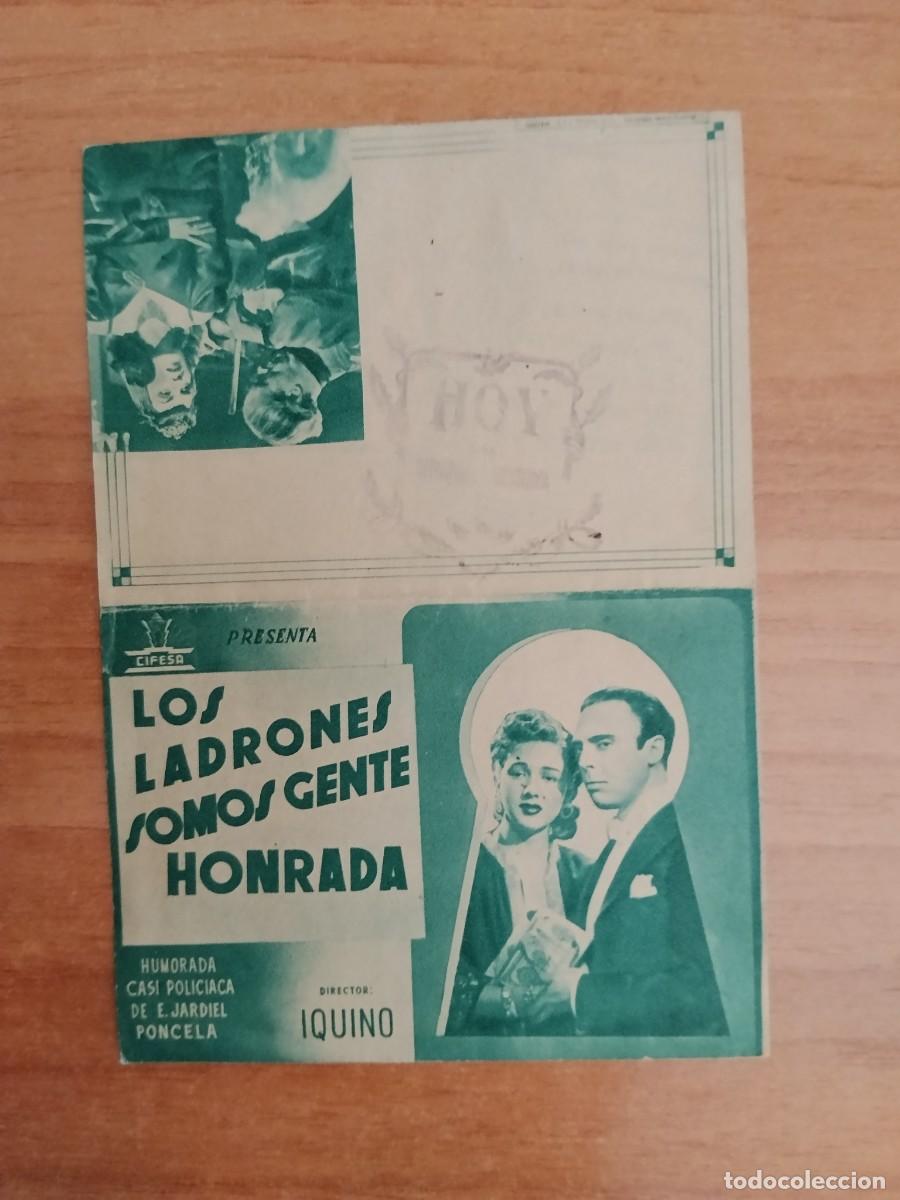 Cine: ROSA-PROGRAMA DE LA PELICULA --LOS LADRONES SOMOS GENTE HONRADA