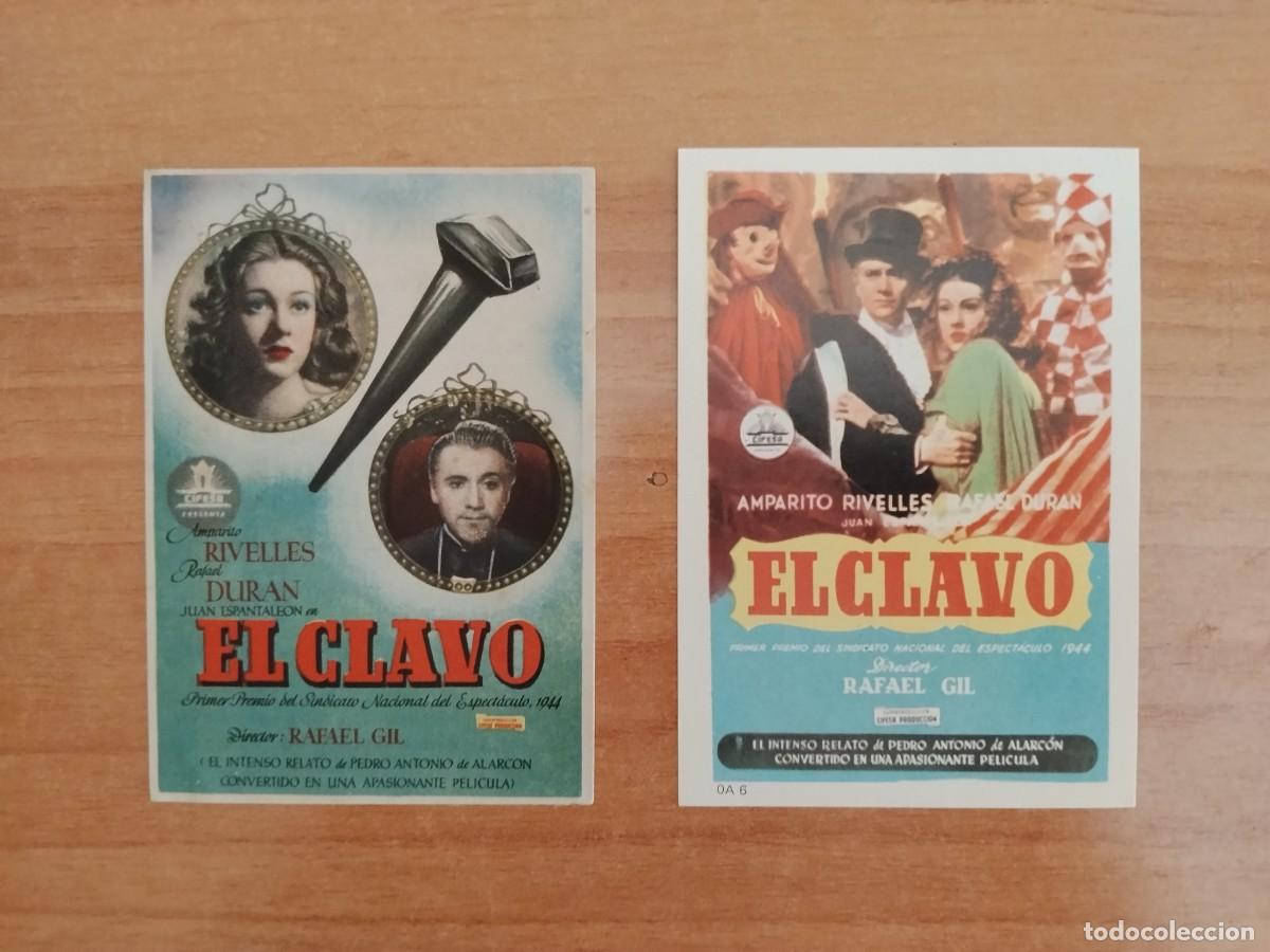 Cine: ROSA-PROGRAMA DE LA PELICULA --EL CLAVO