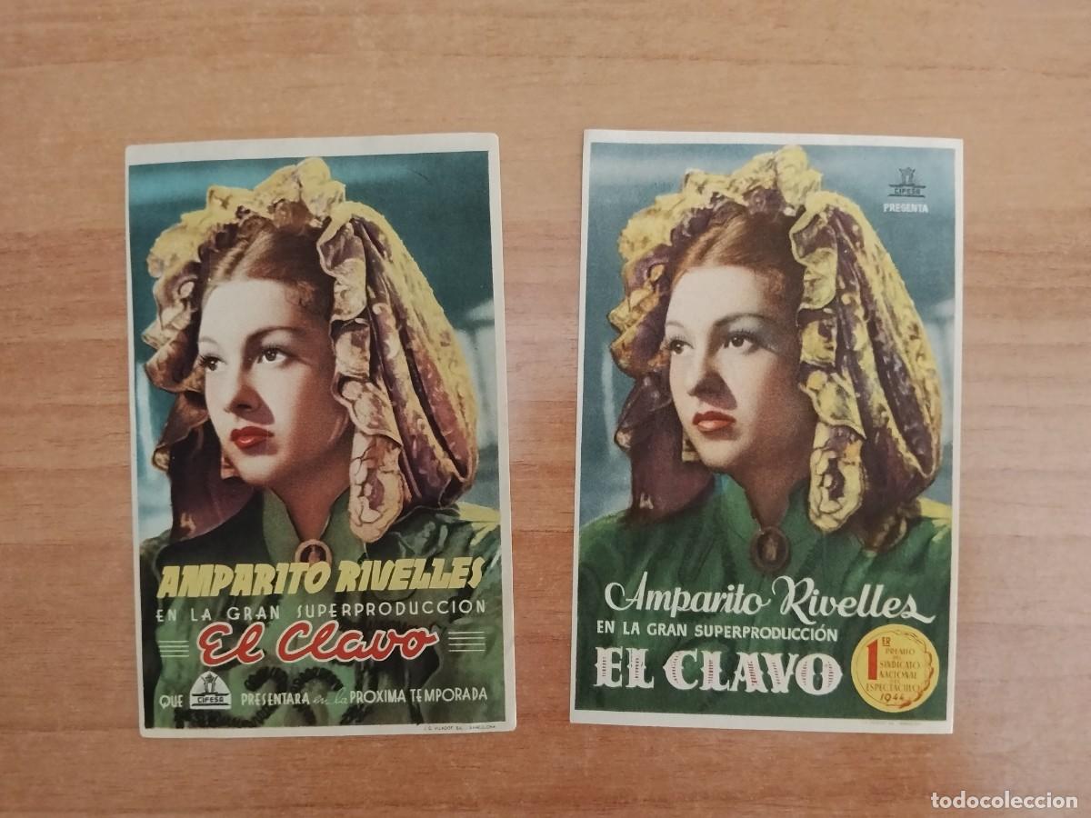 Cine: ROSA-PROGRAMA DE LA PELICULA --EL CLAVO