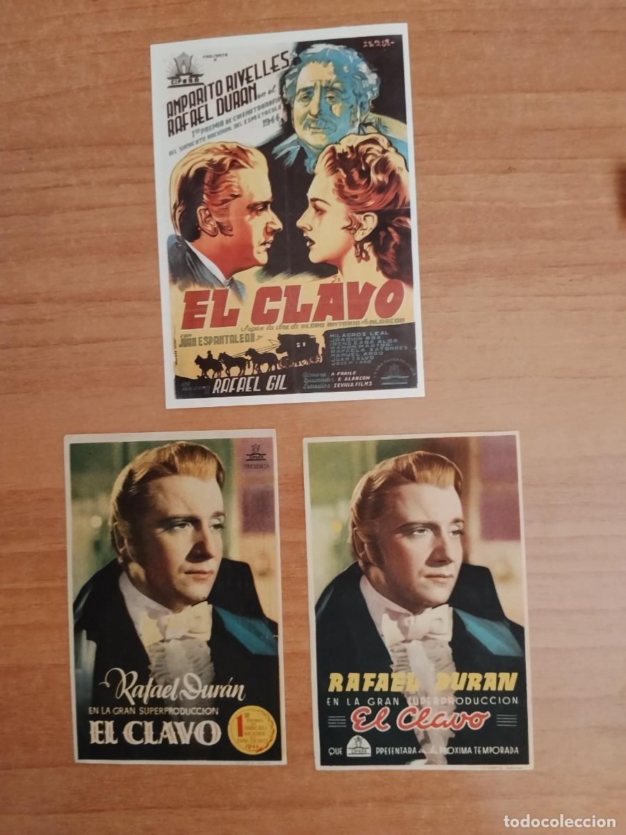 Cine: ROSA-PROGRAMA DE LA PELICULA --EL CLAVO