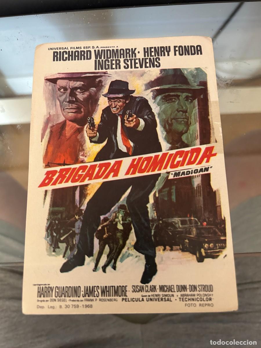 Cine: 1244 BRIGADA HOMICIDA SIN PUBLICIDAD BUEN ESTADO