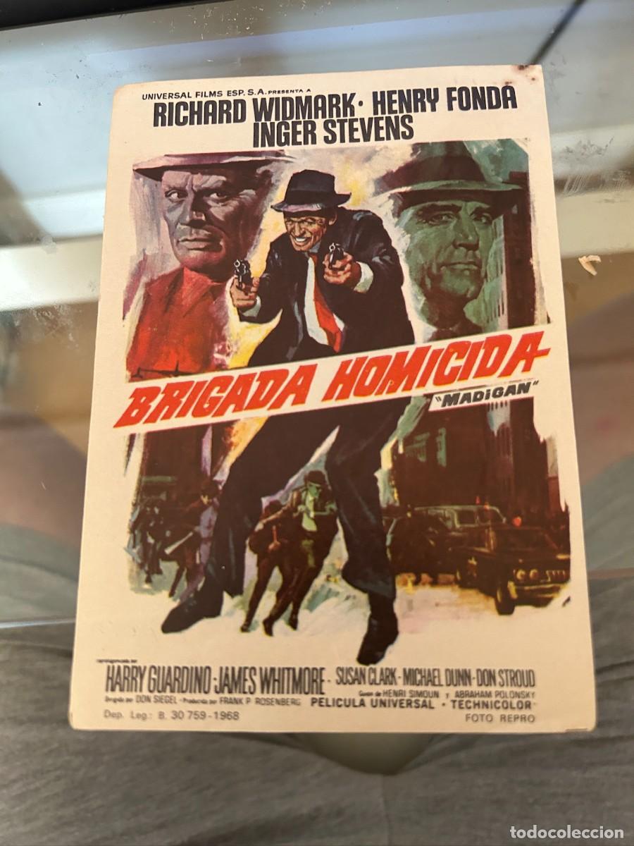 Cine: 1245 BRIGADA HOMICIDA SIN PUBLICIDAD BUEN ESTADO