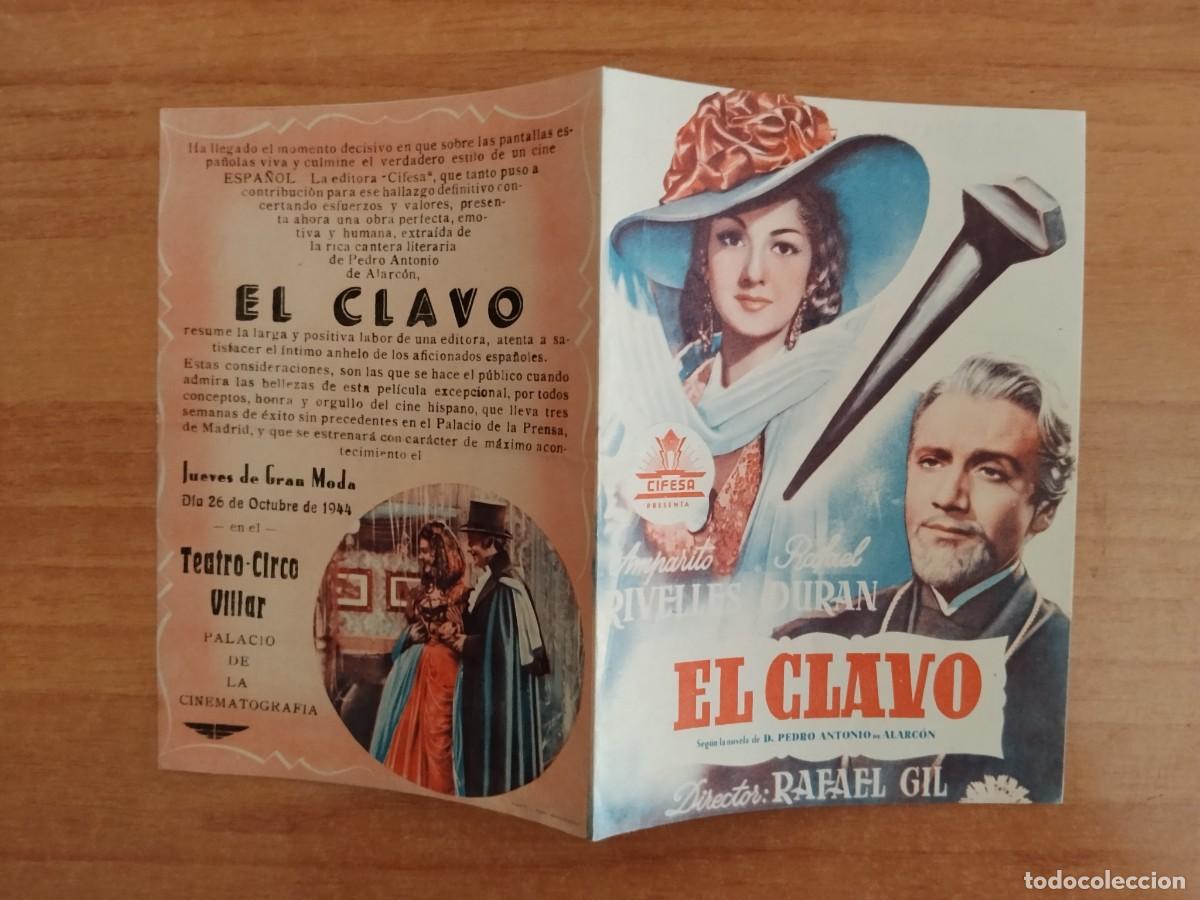 Cine: ROSA-PROGRAMA DE LA PELICULA --EL CLAVO ct