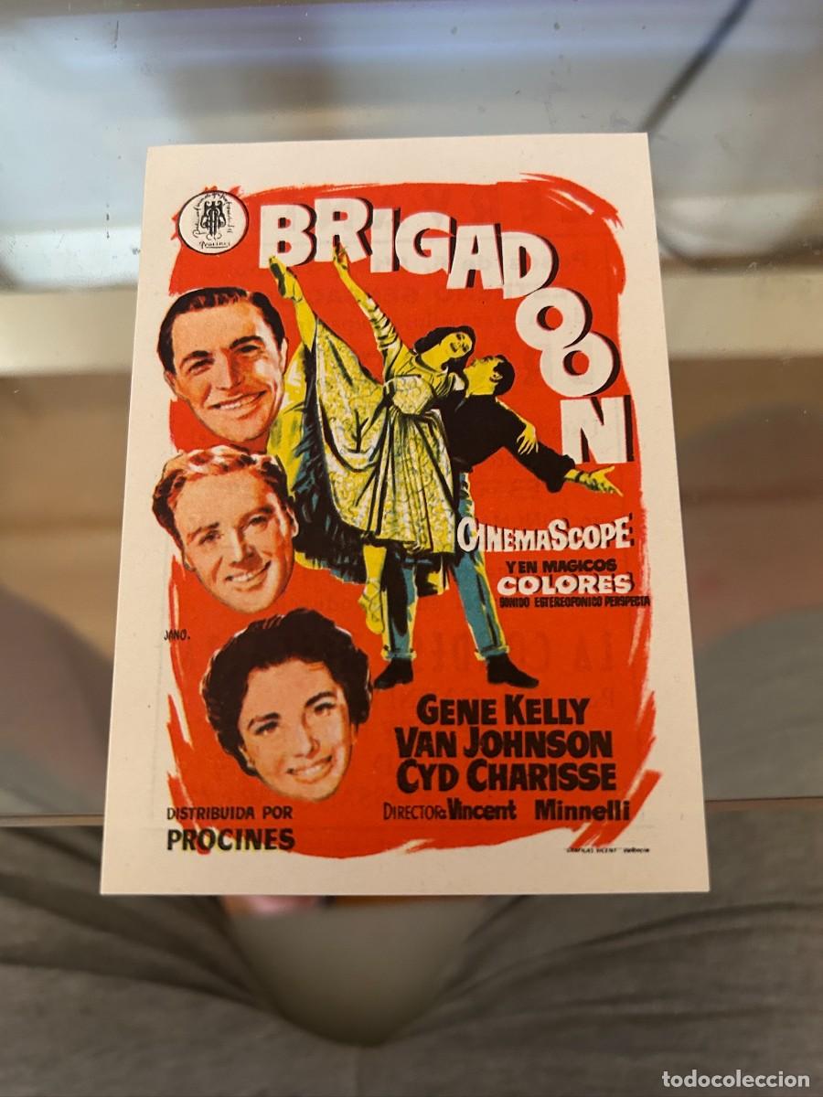 Cine: 1253 BRIGADOON CINE CERVANTES LINARES CON PUBLICIDAD BUEN ESTADO