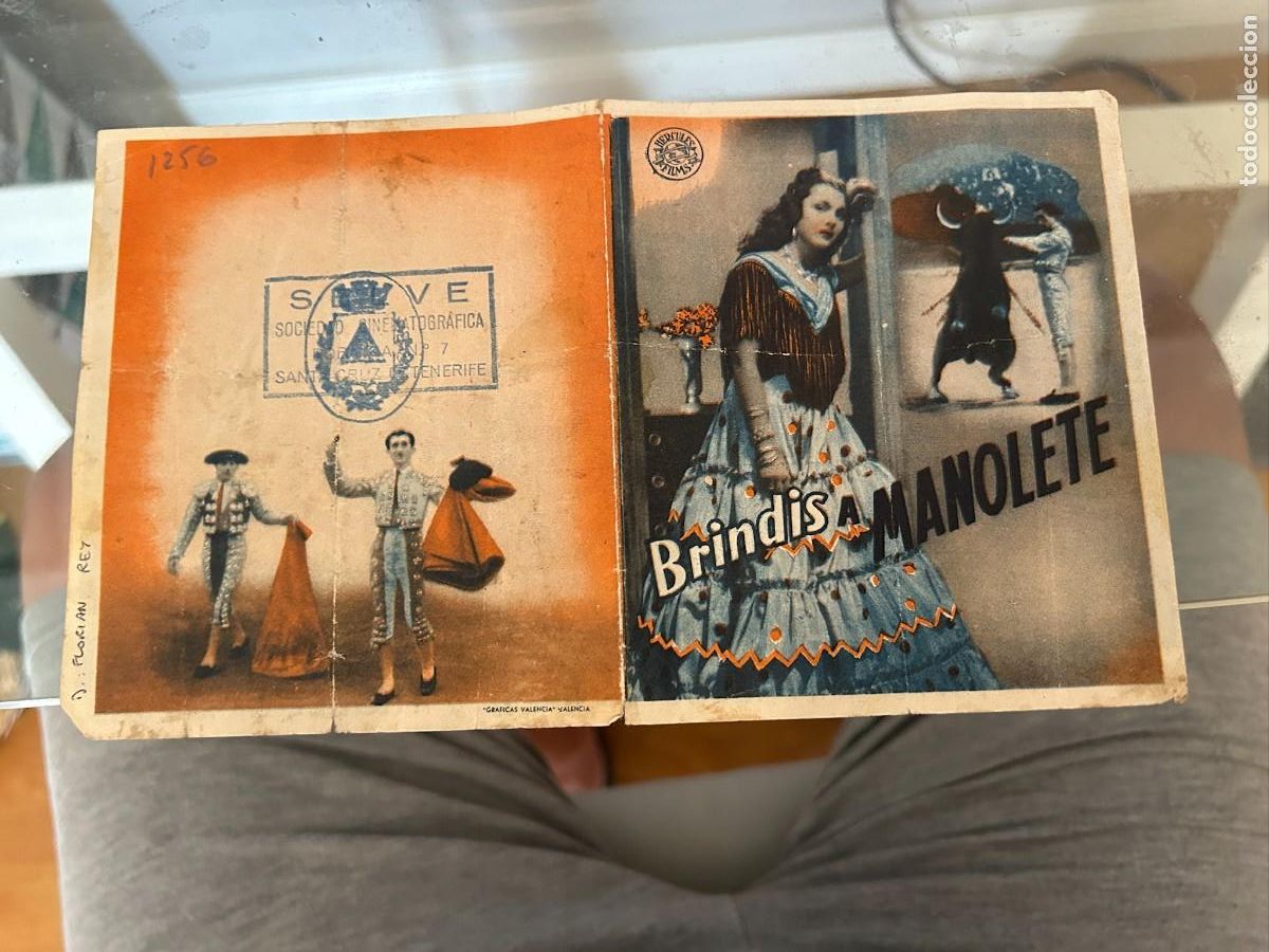Cine: 1256 BRINDIS A MANOLETE COMO SE VE ALGO USADO
