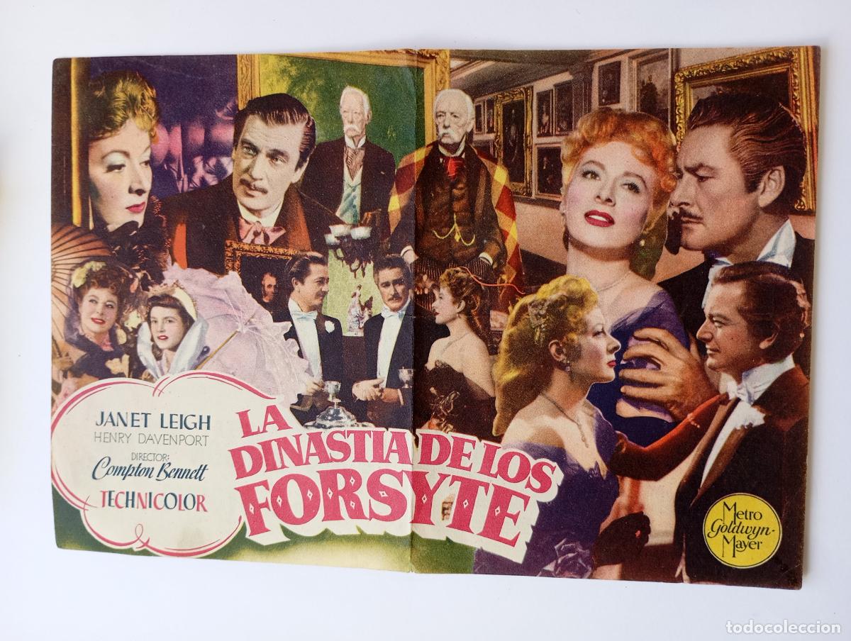Cine: PROGRAMA FOLLETO DE CINE LA DINAST&Iacute;A DE LOS FORSYTE. CINE AVENIDA 1951. TDKP30B