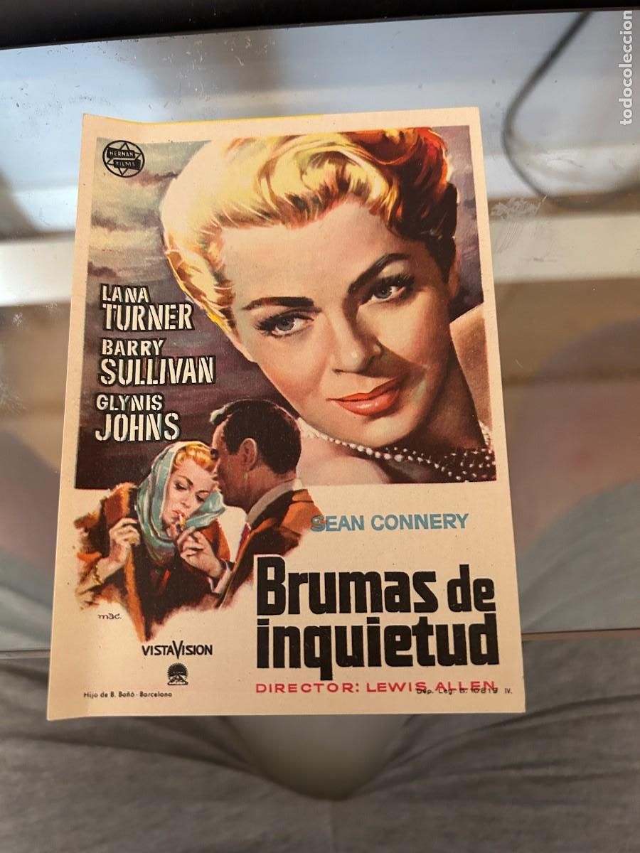 Cine: 1264 BRUMAS DE INQUIETUD SIN PUBLICIDAD BUEN ESTADO