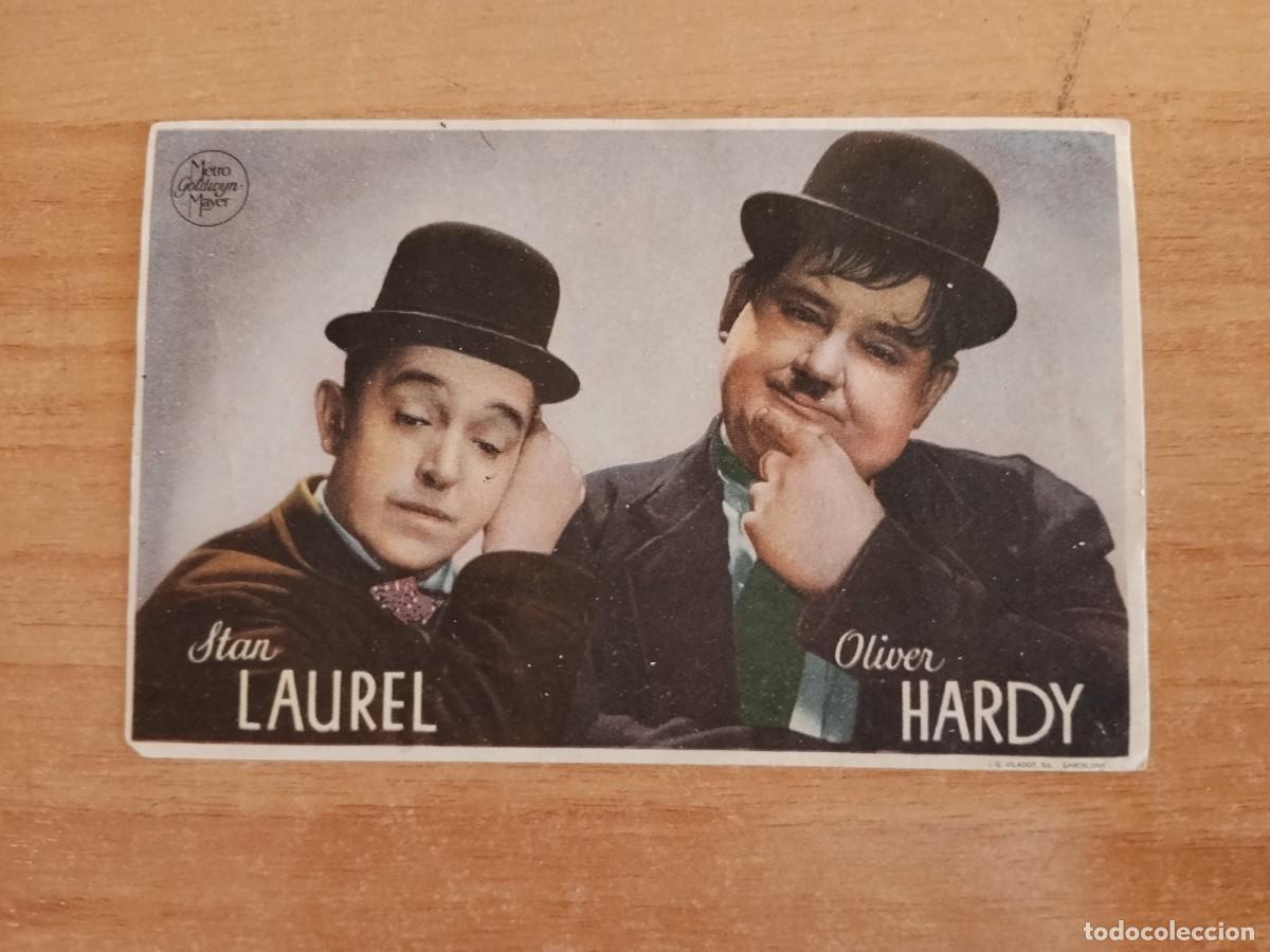 Cine: ROSA-PROGRAMA DE LA PELICULA --LAUREL Y HARDY EN EL OESTE ct