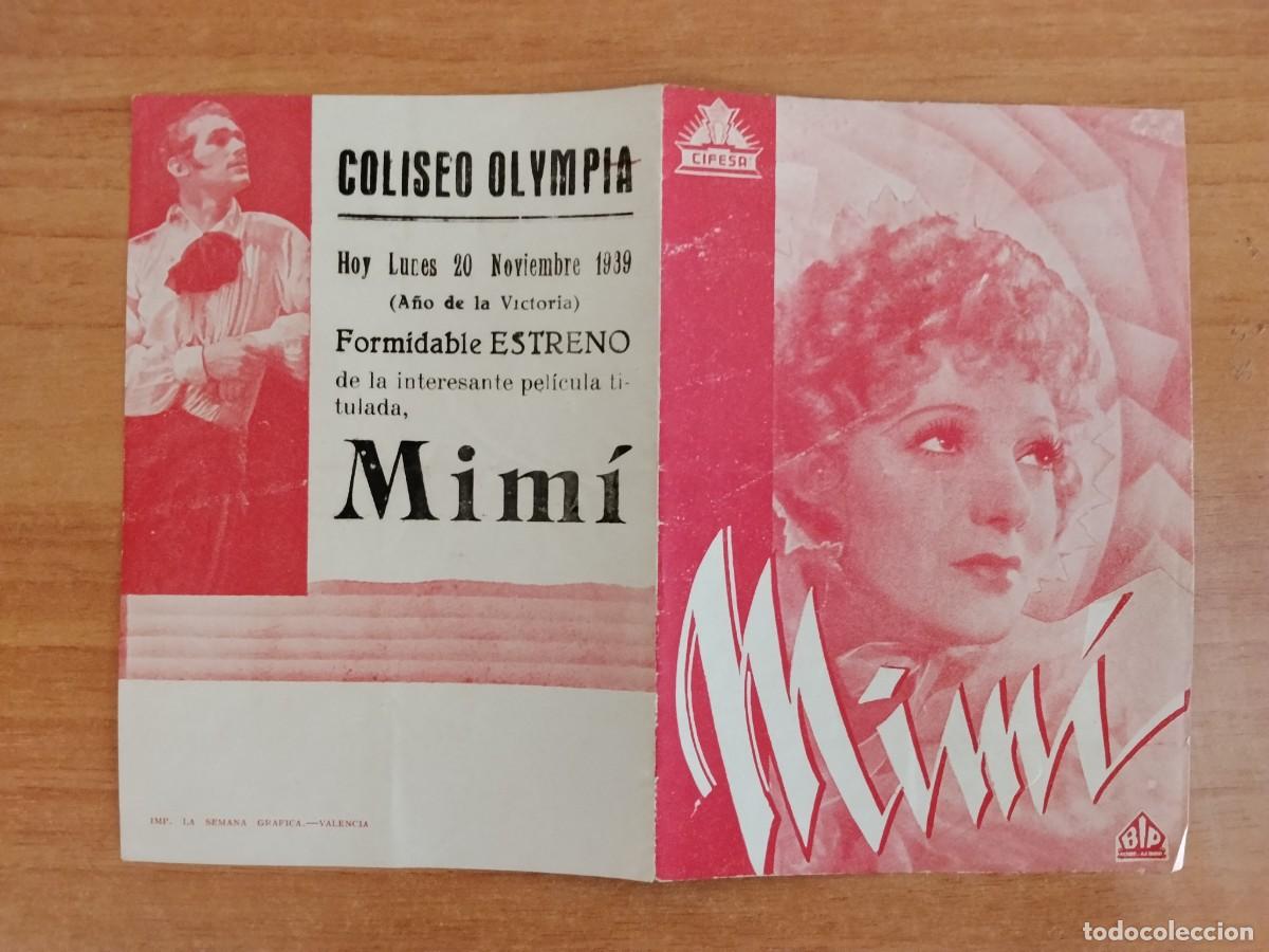 Cine: ROSA-PROGRAMA DE LA PELICULA --MIMI ct