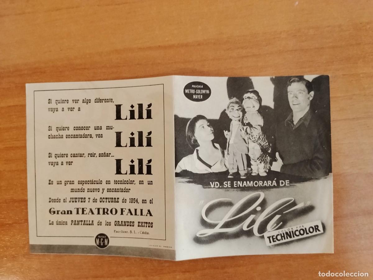 Cine: ROSA-PROGRAMA DE LA PELICULA --LILI