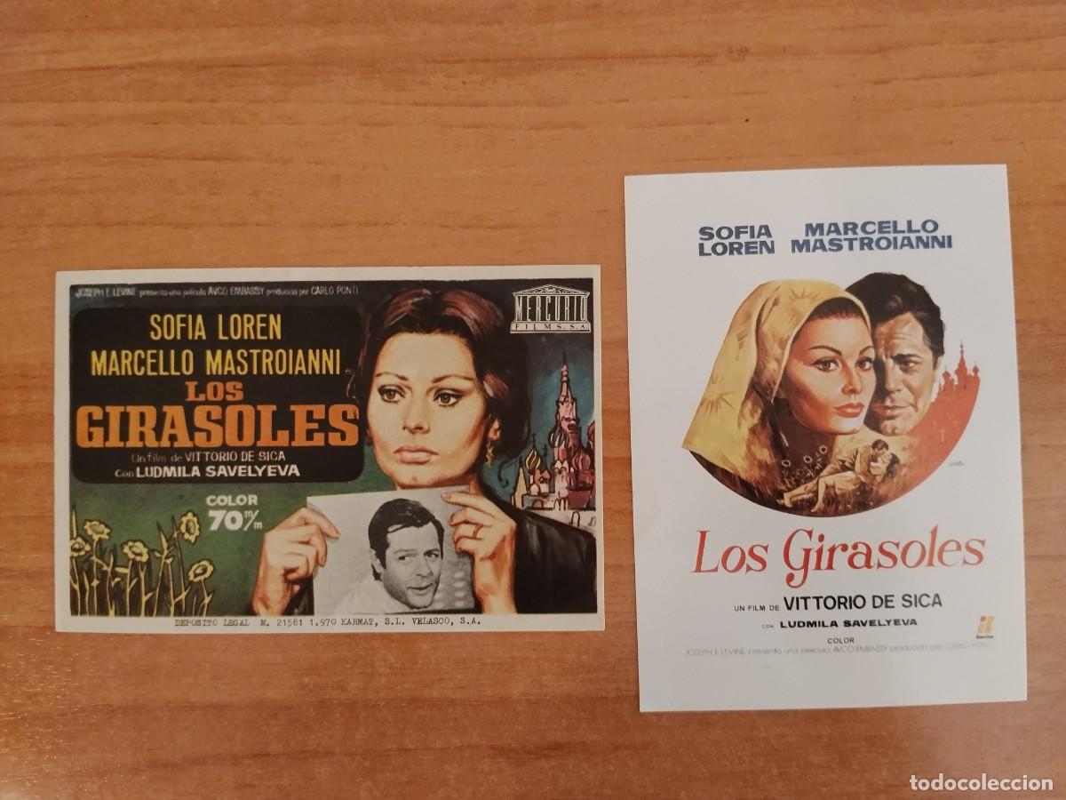 Cine: ROSA-PROGRAMA DE LA PELICULA --LOS GIRASOLES