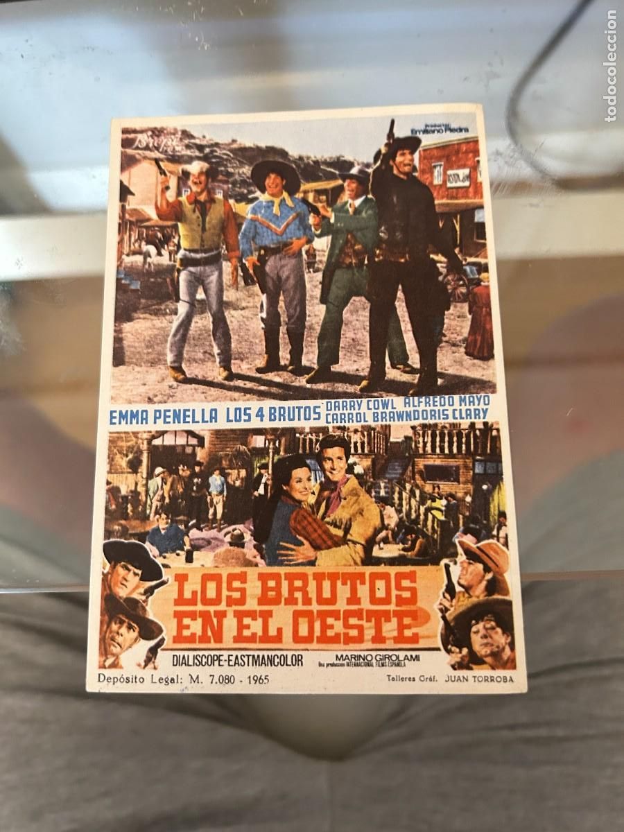 Cine: 1268 LOS BRUTOS EN EL OESTE SIN PUBLICIDAD BUEN ESTADO