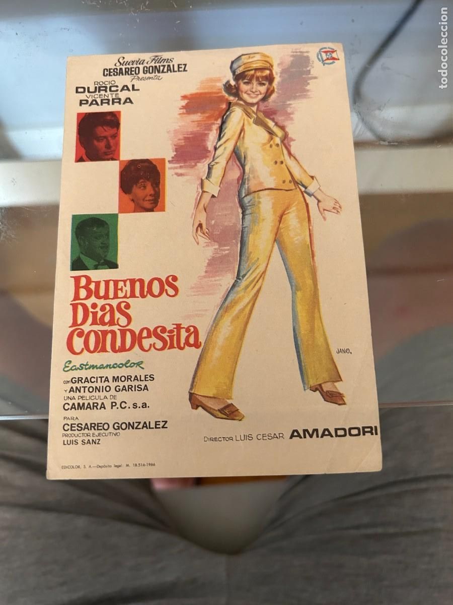 Cine: BUENOS DIAS CONDESITA ROCIO DURCAL SIN PUBLICIDAD BUEN ESTADO