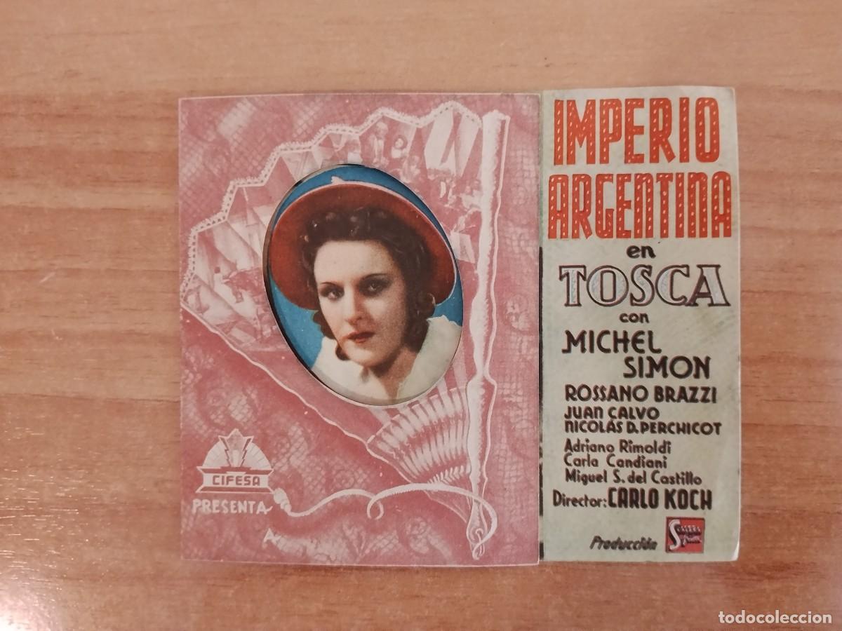 Cine: ROSA-PROGRAMA DE LA PELICULA --TOSCA ct