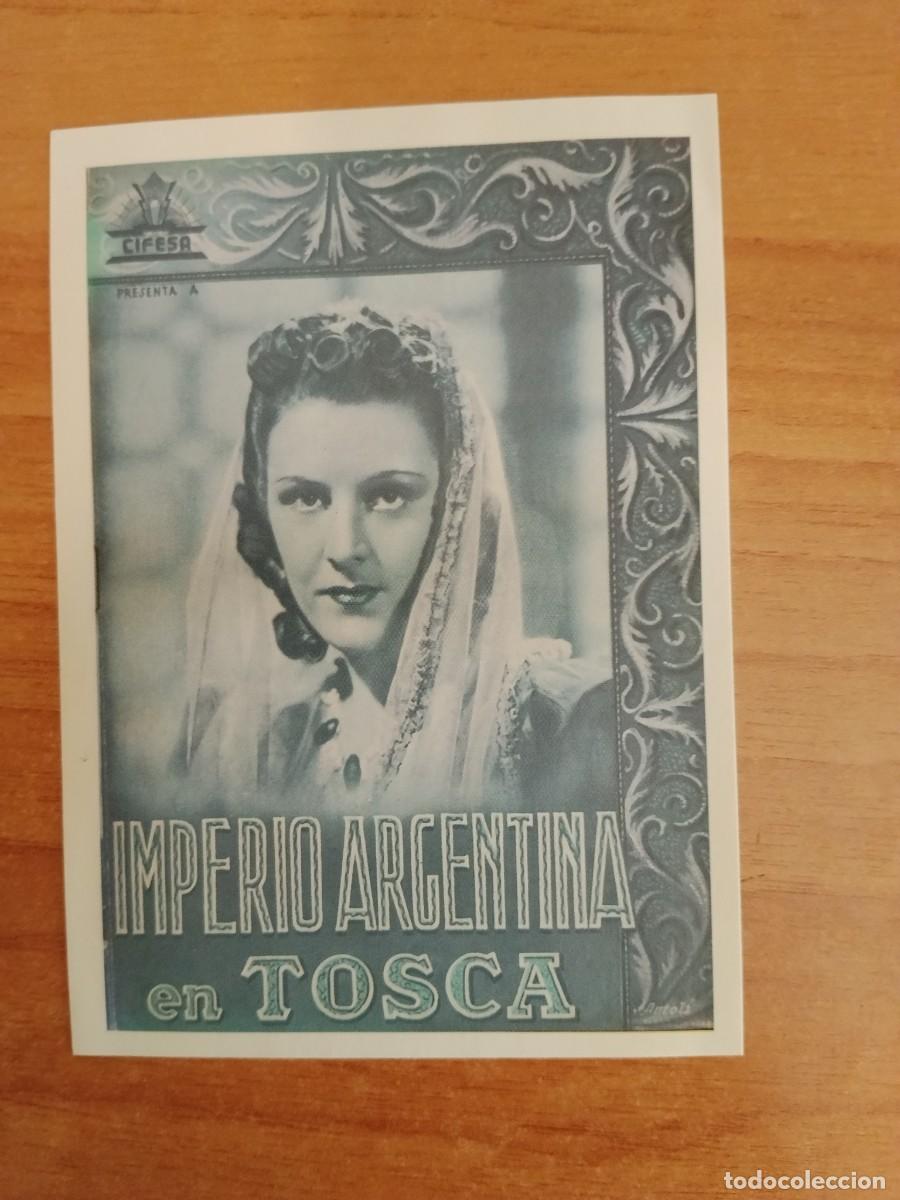 Cine: ROSA-PROGRAMA DE LA PELICULA --TOSCA