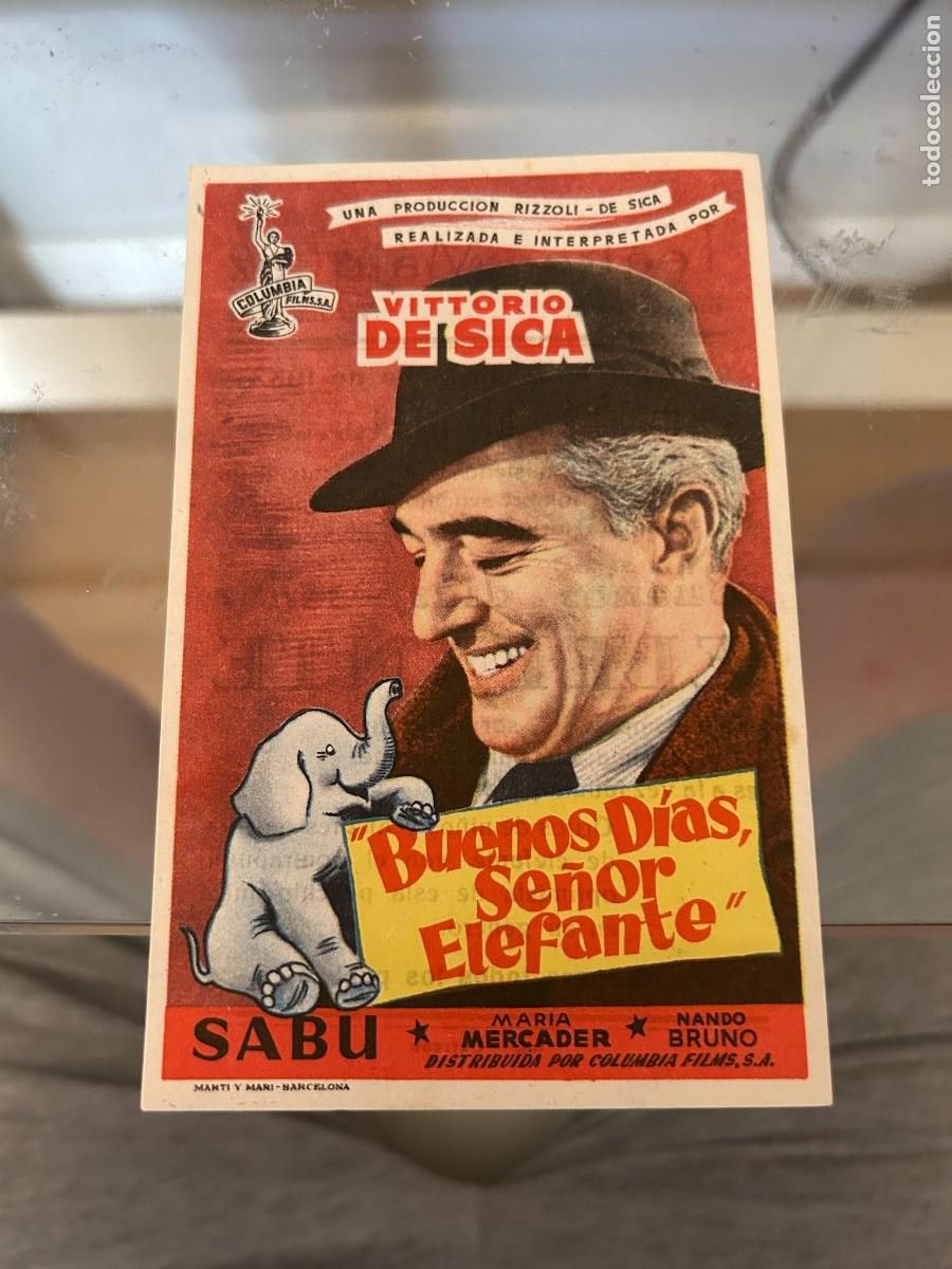 Cine: 1276 BUENOS DIAS SE&Ntilde;OR ELEFANTE TEATRO MAIQUEZ CARTAGENA CON PUBLICIDAD BUEN ESTADO