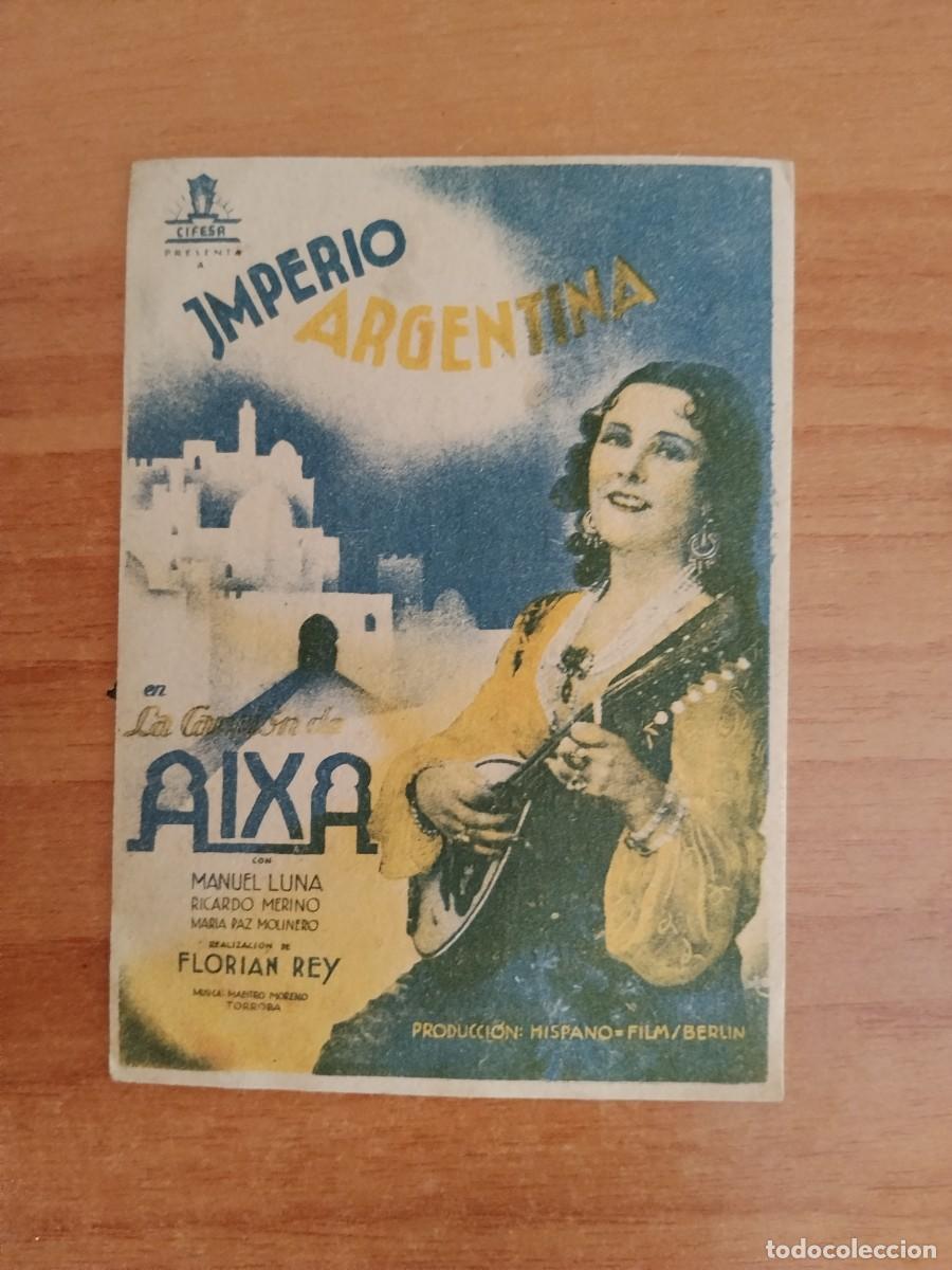 Cine: ROSA-PROGRAMA DE LA PELICULA --LA CANCION DE AIXA CT
