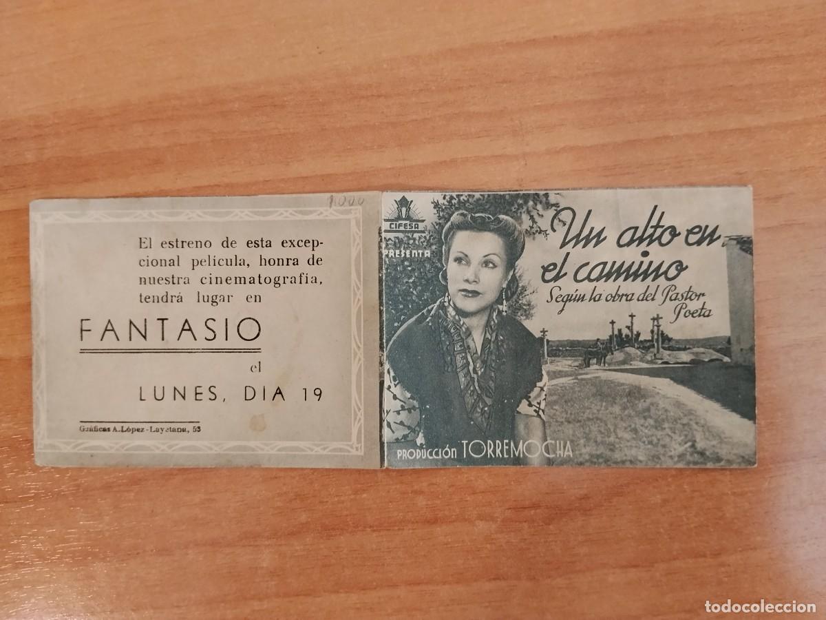 Cine: ROSA-PROGRAMA DE LA PELICULA --UN ALTO EN EL CAMINO