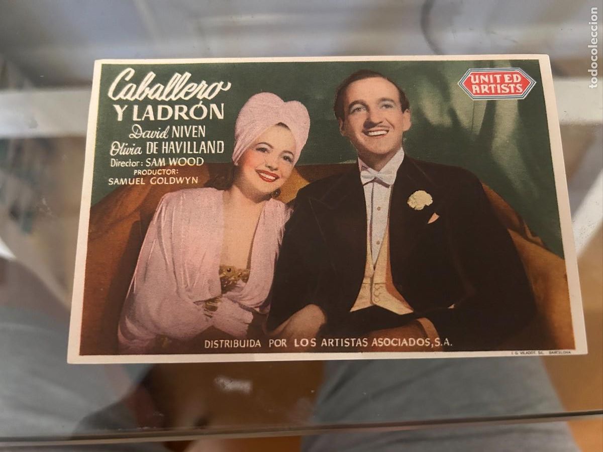 Cine: 1355 CABALLERO Y LADRON CINE LA CALANDRIA MASNOU CON PUBLICIDAD BUEN ESTADO