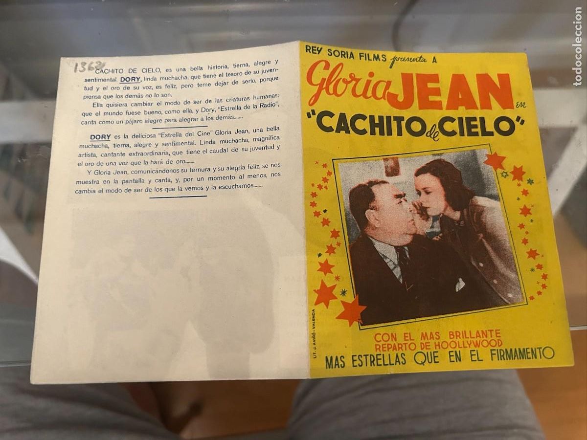 Cine: 1362 CACHITO DE CIELO SIN PUBLICIDAD BUEN ESTADO